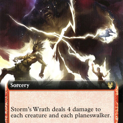 Storm's Wrath (Extended Art) [Theros Beyond Death]