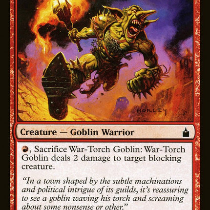 War-Torch Goblin [Ravnica: City of Guilds]