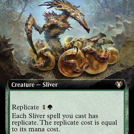 Hatchery Sliver (Extended Art) [Commander Masters]