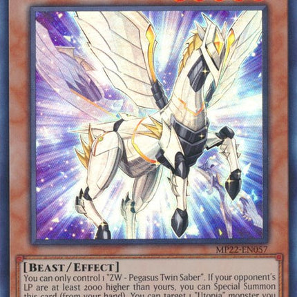 ZW - Pegasus Twin Saber [MP22-EN057] Super Rare