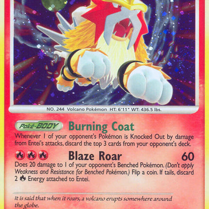 Entei (4/132) (Cracked Ice Holo) [Diamond & Pearl: Secret Wonders]
