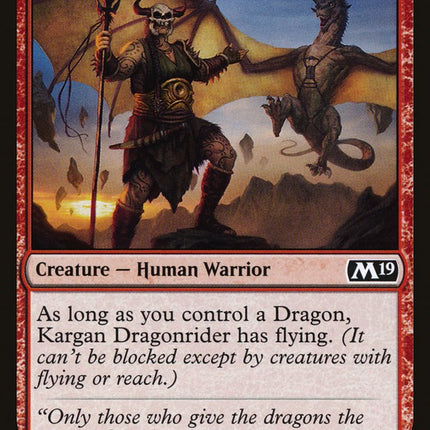 Kargan Dragonrider [Core Set 2019]