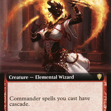 Flamekin Herald (Extended Art) [Commander Legends]