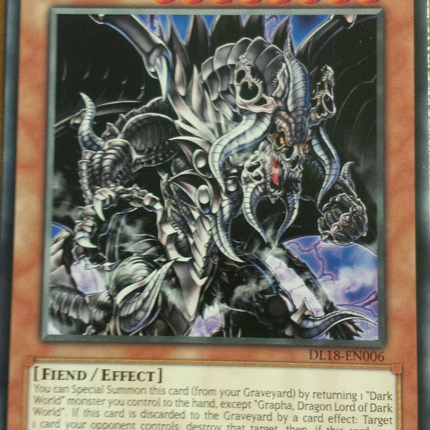 Grapha, Dragon Lord of Dark World (Green) [DL18-EN006] Rare