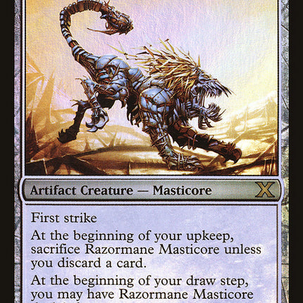 Razormane Masticore (Premium Foil) [Tenth Edition]