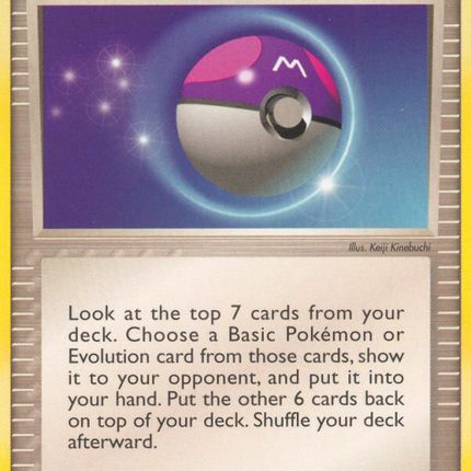 Master Ball (78/108) [EX: Power Keepers]