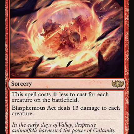 Blasphemous Act [Tarkir: Dragonstorm Commander]