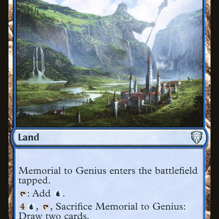 Memorial to Genius [Commander Legends]