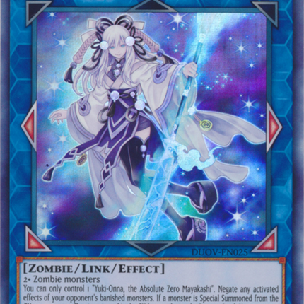 Yuki-Onna, the Absolute Zero Mayakashi [DUOV-EN025] Ultra Rare