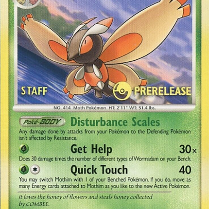 Mothim (42/100) (Staff Prerelease Promo) [Diamond & Pearl: Majestic Dawn]