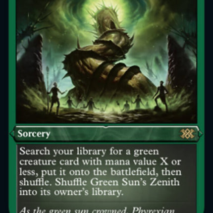 Green Sun's Zenith (Foil Etched) [Double Masters 2022]