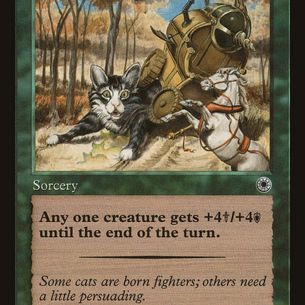 Monstrous Growth (With Flavor Text) [Portal]