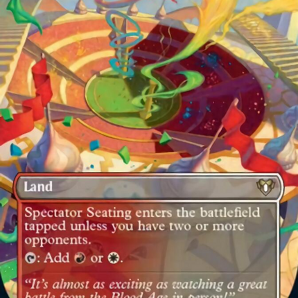 Spectator Seating (Borderless Alternate Art) [Commander Masters]
