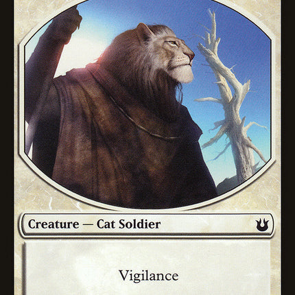 Cat Soldier Token [Born of the Gods Tokens]