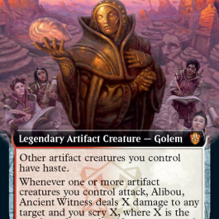 Alibou, Ancient Witness (Extended Art) [Commander 2021]