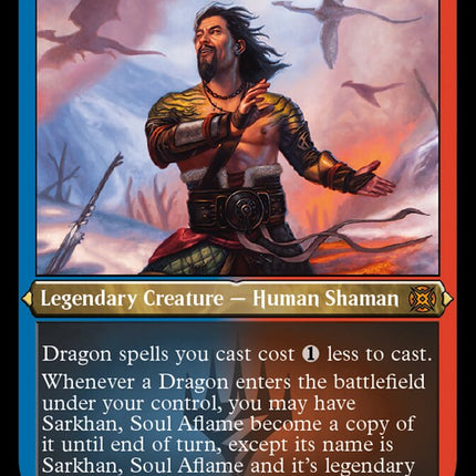 Sarkhan, Soul Aflame (Foil Etched) [March of the Machine: The Aftermath]