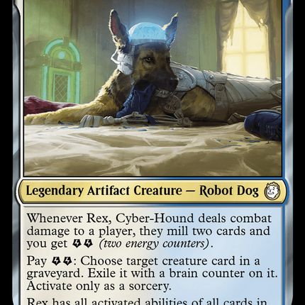 Rex, Cyber-Hound (Surge Foil) [Fallout]