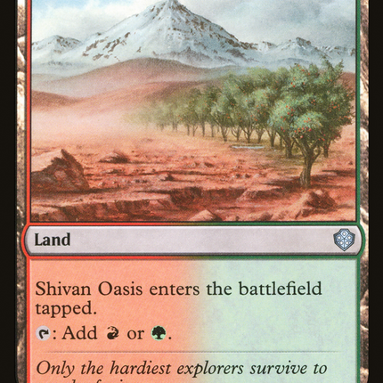 Shivan Oasis [Starter Commander Decks]