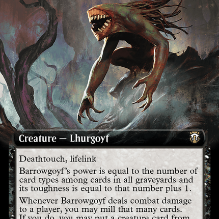 Barrowgoyf (Extended Art) (Ripple Foil) [Modern Horizons 3 Commander]