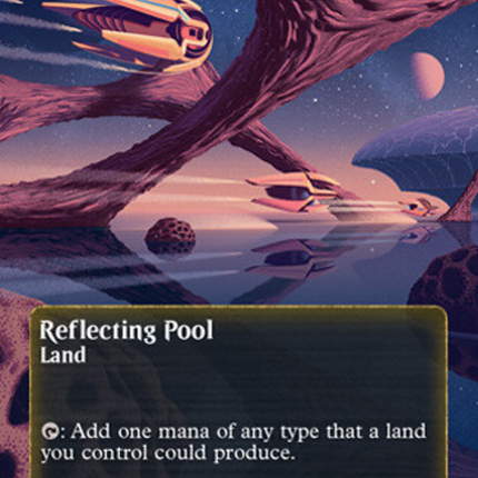 Reflecting Pool (0171) (Borderless) (Galaxy Foil) [Edge of Eternities: Stellar Sights]