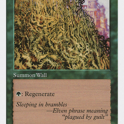 Wall of Brambles [Fifth Edition]