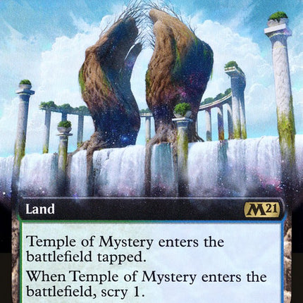 Temple of Mystery (Extended Art) [Core Set 2021]