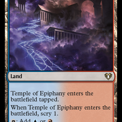 Temple of Epiphany [Commander Masters]