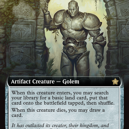 Solemn Simulacrum (Extended Art) (Buy-A-Box) [Foundations Promos]