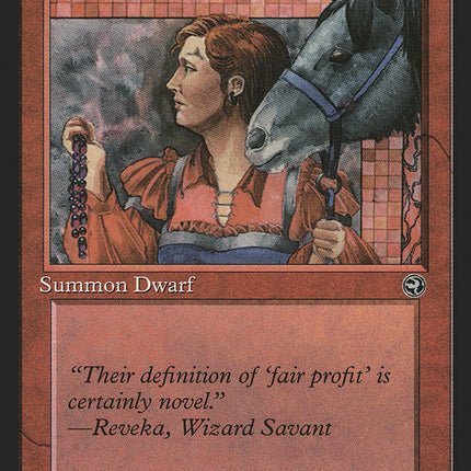 Dwarven Trader (Reveka Flavor Text) [Homelands]