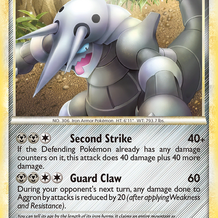 Aggron (1/102) [HeartGold & SoulSilver: Triumphant]
