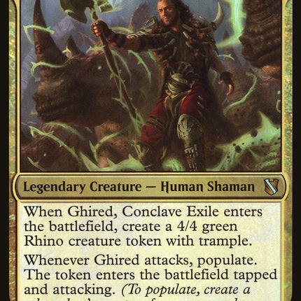 Ghired, Conclave Exile (Oversized) [Commander 2019 Oversized]