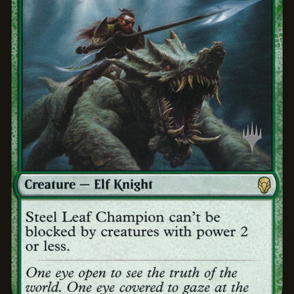 Steel Leaf Champion (Promo Pack) [Dominaria Promos]