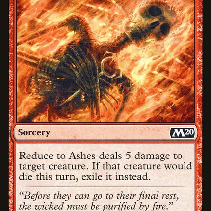 Reduce to Ashes [Core Set 2020]