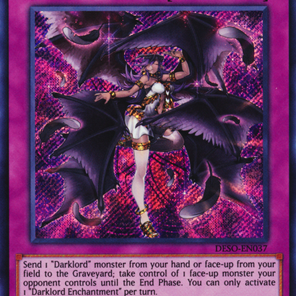 Darklord Enchantment [DESO-EN037] Secret Rare