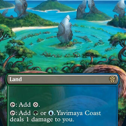Yavimaya Coast (Borderless Alternate Art) [Dominaria United]