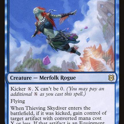 Thieving Skydiver (Promo Pack) [Zendikar Rising Promos]