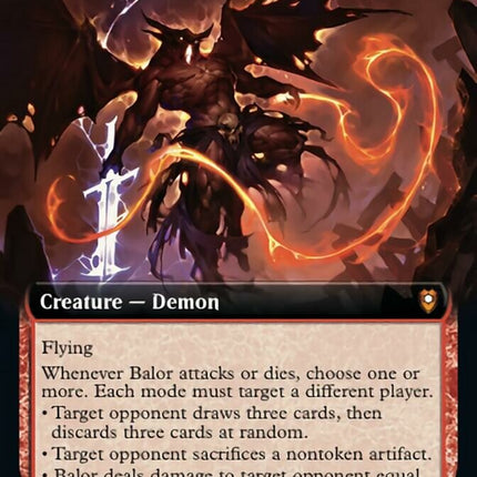 Balor (Extended Art) [Commander Legends: Battle for Baldur's Gate]