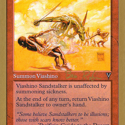 Viashino Sandstalker (Ben Rubin) [World Championship Decks 1998]