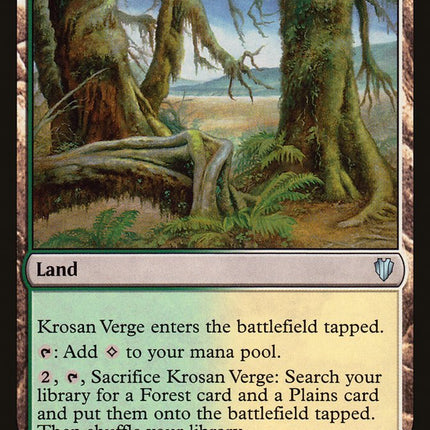 Krosan Verge [Commander 2017]