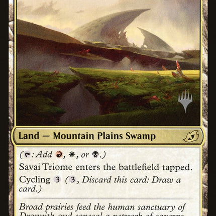 Savai Triome (Promo Pack) [Ikoria: Lair of Behemoths Promos]