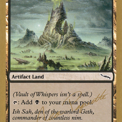 Vault of Whispers (Aeo Paquette) [World Championship Decks 2004]