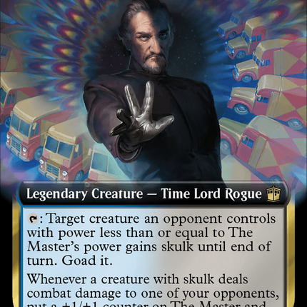 The Master, Mesmerist (Extended Art) (Surge Foil) [Doctor Who]