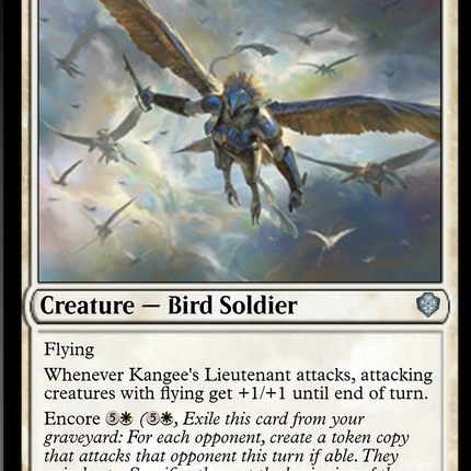 Kangee's Lieutenant [Starter Commander Decks]