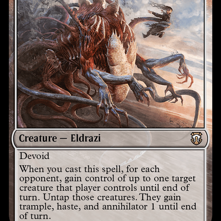 Hideous Taskmaster (Ripple Foil) [Modern Horizons 3 Commander]