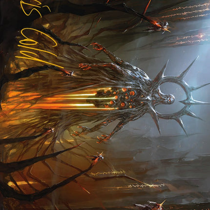 Solphim, Mayhem Dominus Art Card (Gold-Stamped Signature) [Phyrexia: All Will Be One Art Series]