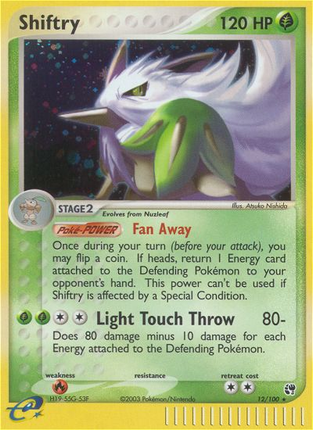 Shiftry (12/100) [EX: Sandstorm]