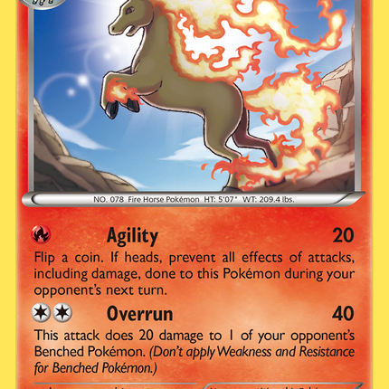 Rapidash (15/106) [XY: Flashfire]