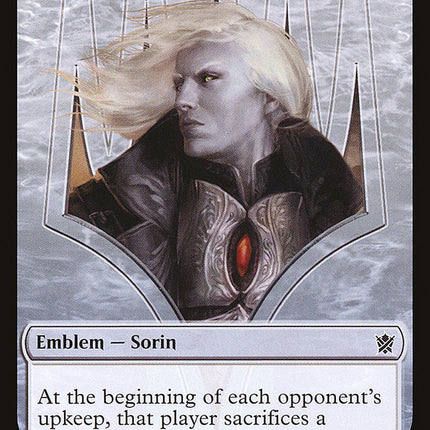 Sorin, Solemn Visitor Emblem [Khans of Tarkir Tokens]