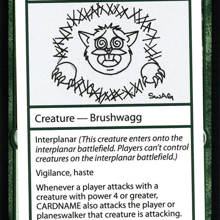 Interplanar Brushwagg [Mystery Booster Playtest Cards]