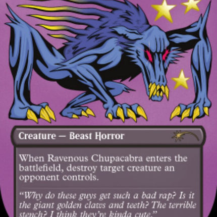 Ravenous Chupacabra (Borderless) (Foil Etched) [Secret Lair Drop Series]